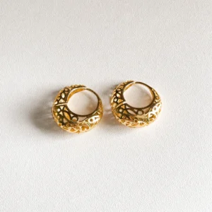 Filigree Hoop Earrings