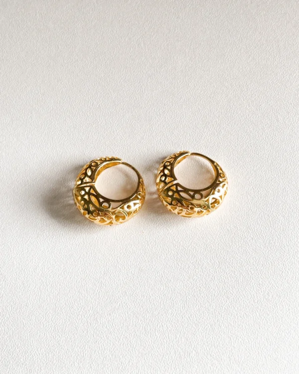 Filigree Hoop Earrings