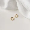 Twisted Huggie Earrings