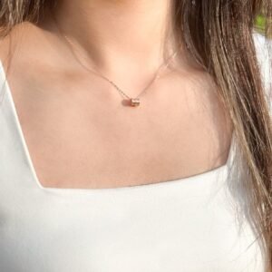 Barrel Roll Ring Pendant Necklace