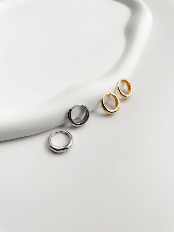 Mini Huggie Earrings - Image 2