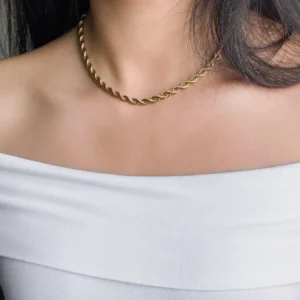 Aziza Twist Chain Necklace