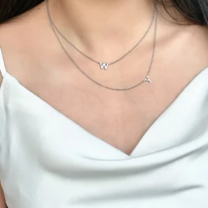 Double Initial Necklace