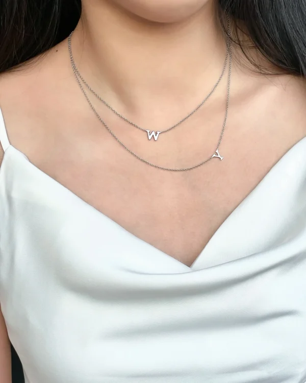 Double Initial Necklace