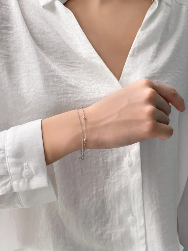 Beaded Layer Chain Bracelet